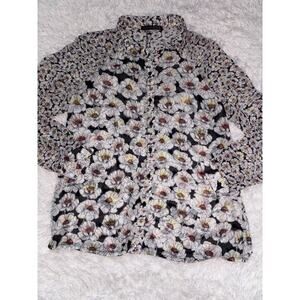 Atmosphere Women’s Sz. 16 UK ( 14 US) Flower Sheer Blouse. Pretty